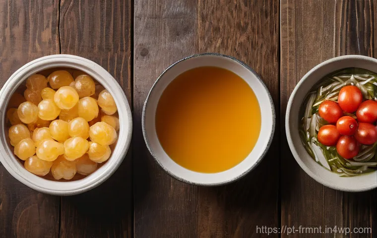 발효식품의 세계 각국 전통 발효법 - Here are three image prompts in English, detailing various aspects of fermented foods: